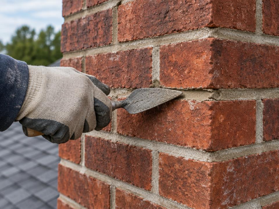 Chimney masonry and tuckpointing repair in Los Angeles, CA